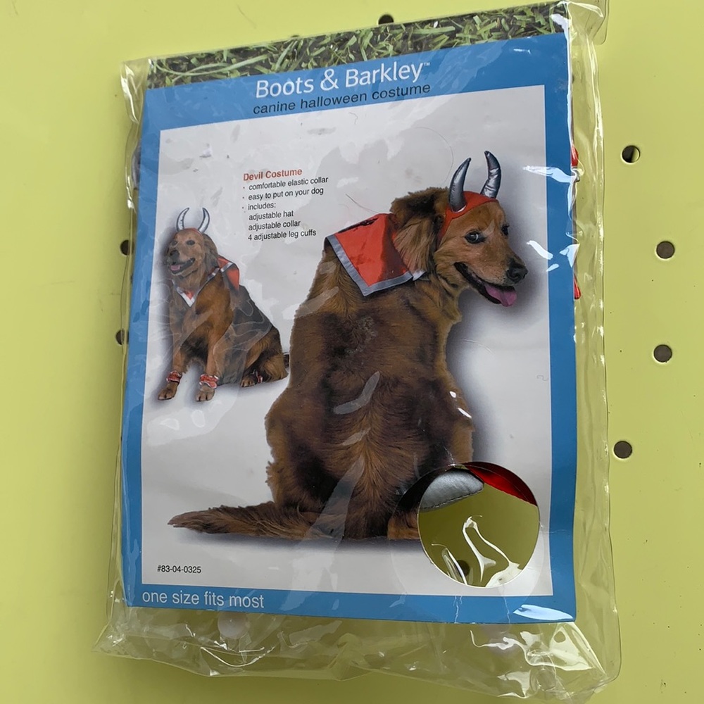 Canine Halloween Costume Devil Dog 6pcs O/S